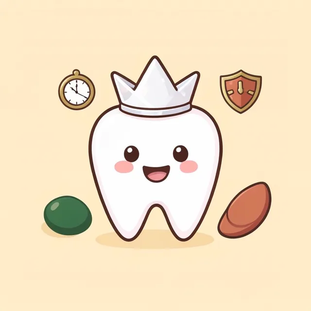 Illustration for “How Long Do Dental Crowns Last, and What Shortens Their Life?”